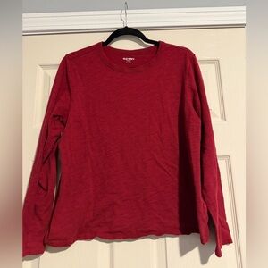 Old Navy Red Crew Neck Top